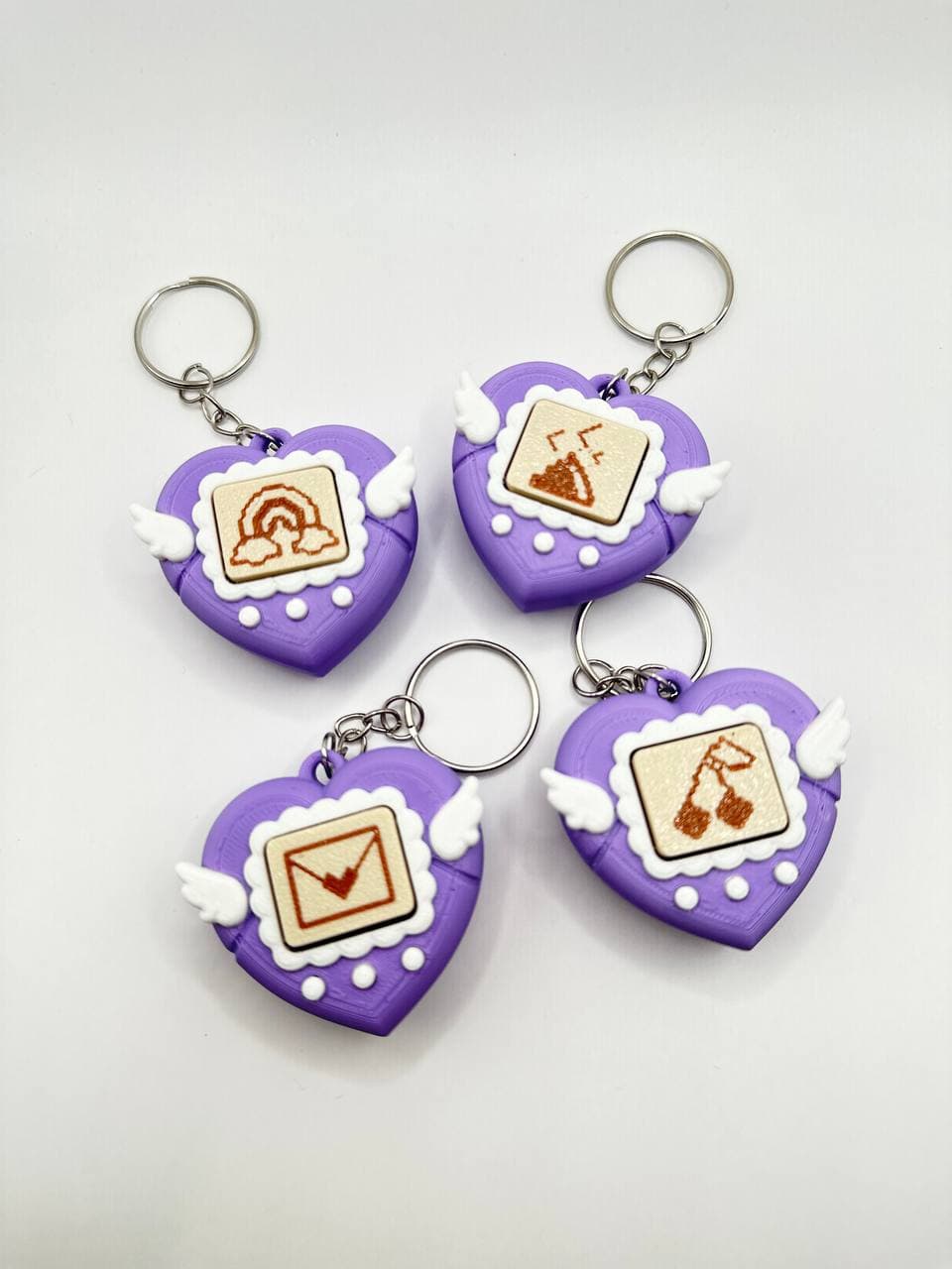 Pixel clickers heart shape