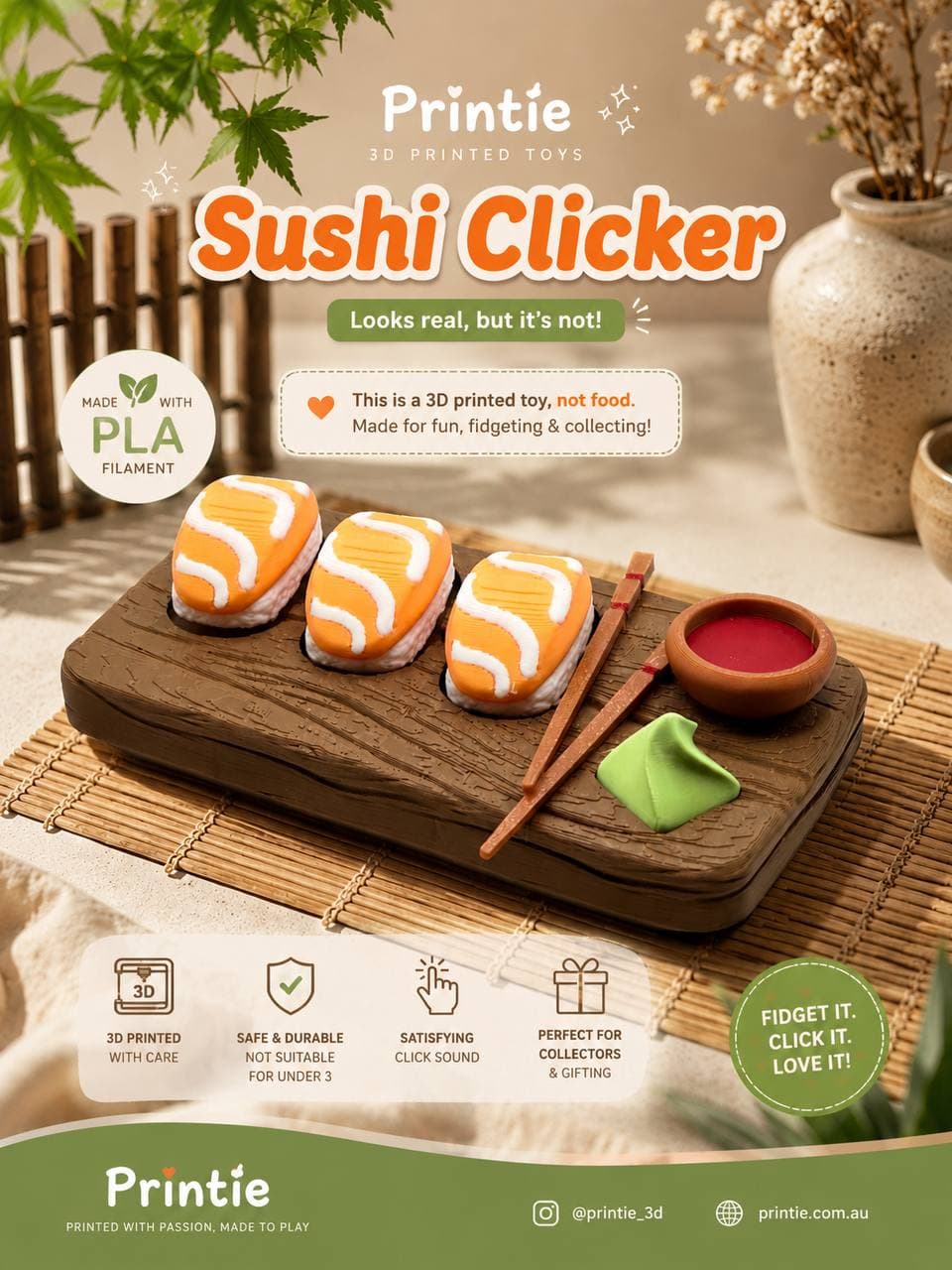 sushi plate clicker